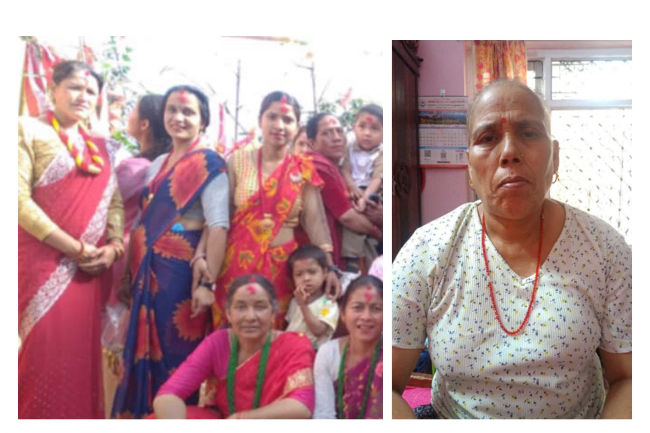 क्यान्सर पिडितको उपचारका लागि रक्तमाला आमा समुहको आर्थिक सहयोग