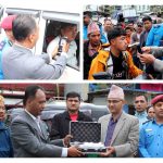 ओखलढुंगामा ट्राफिकलाई ब्रेथलाईजर हस्तान्तरण, सडक सुरक्षातर्फ प्रविधिमैत्री पहल