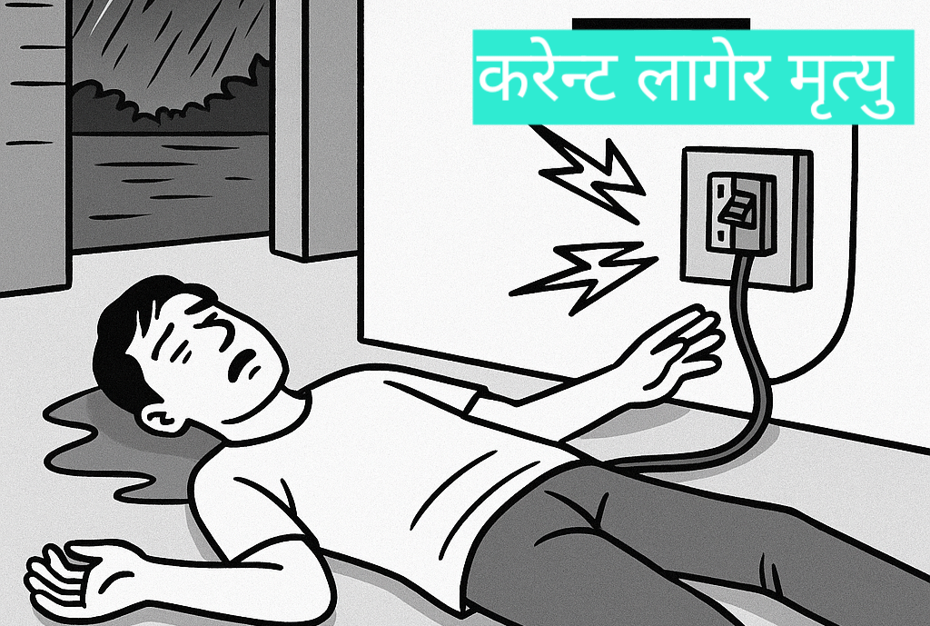 ओखलढुंगामा रुखमा घाँस काट्दै गर्दा करेन्ट लागेर पुरुषको मृत्यु
