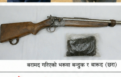 ओखलढुंगामा भरुवा बन्दुकसहित एकजना पक्राउ